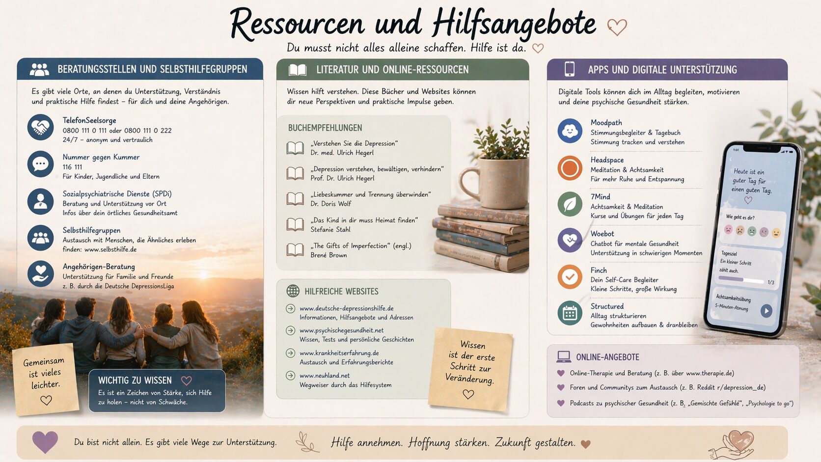 Ressourcen und Hilfsangebote