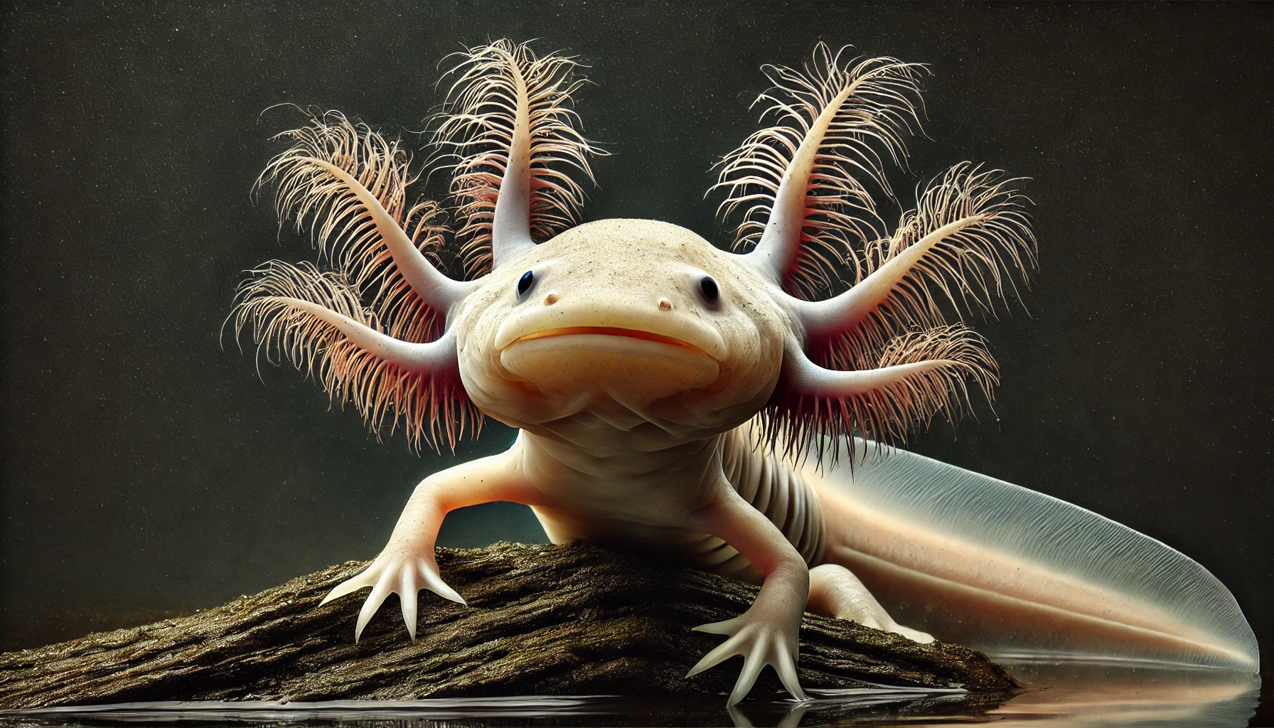 Der Axolotl (Ambystoma mexicanum)