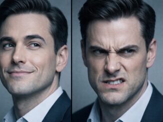 Narzisstischen Gesichtsausdruck