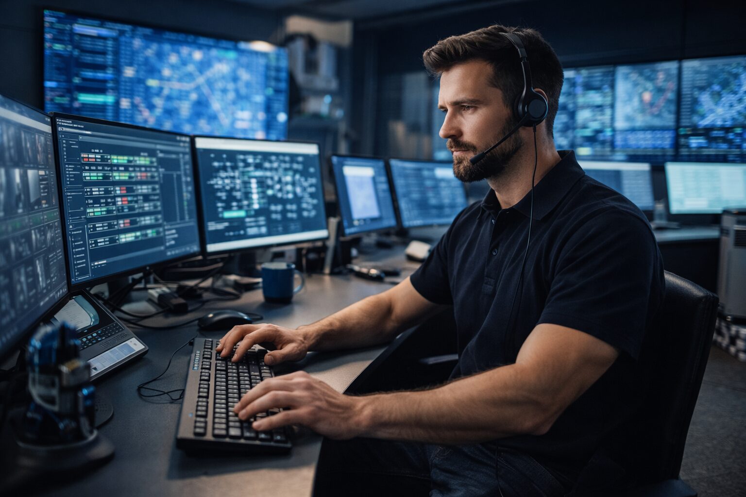 IT-Administrator im Kontrollzentrum