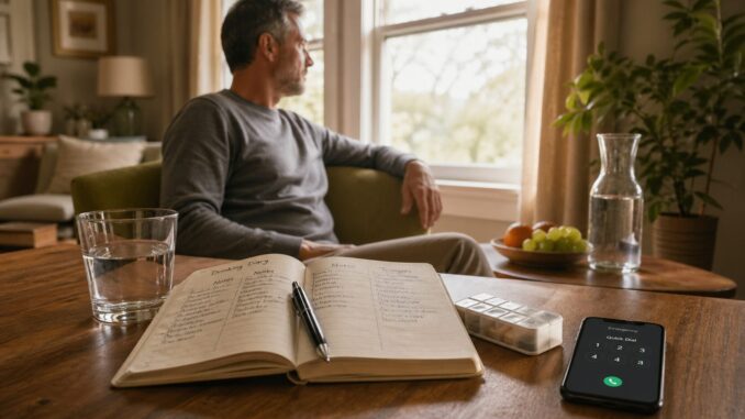 Langsamer Alkoholentzug zu Hause