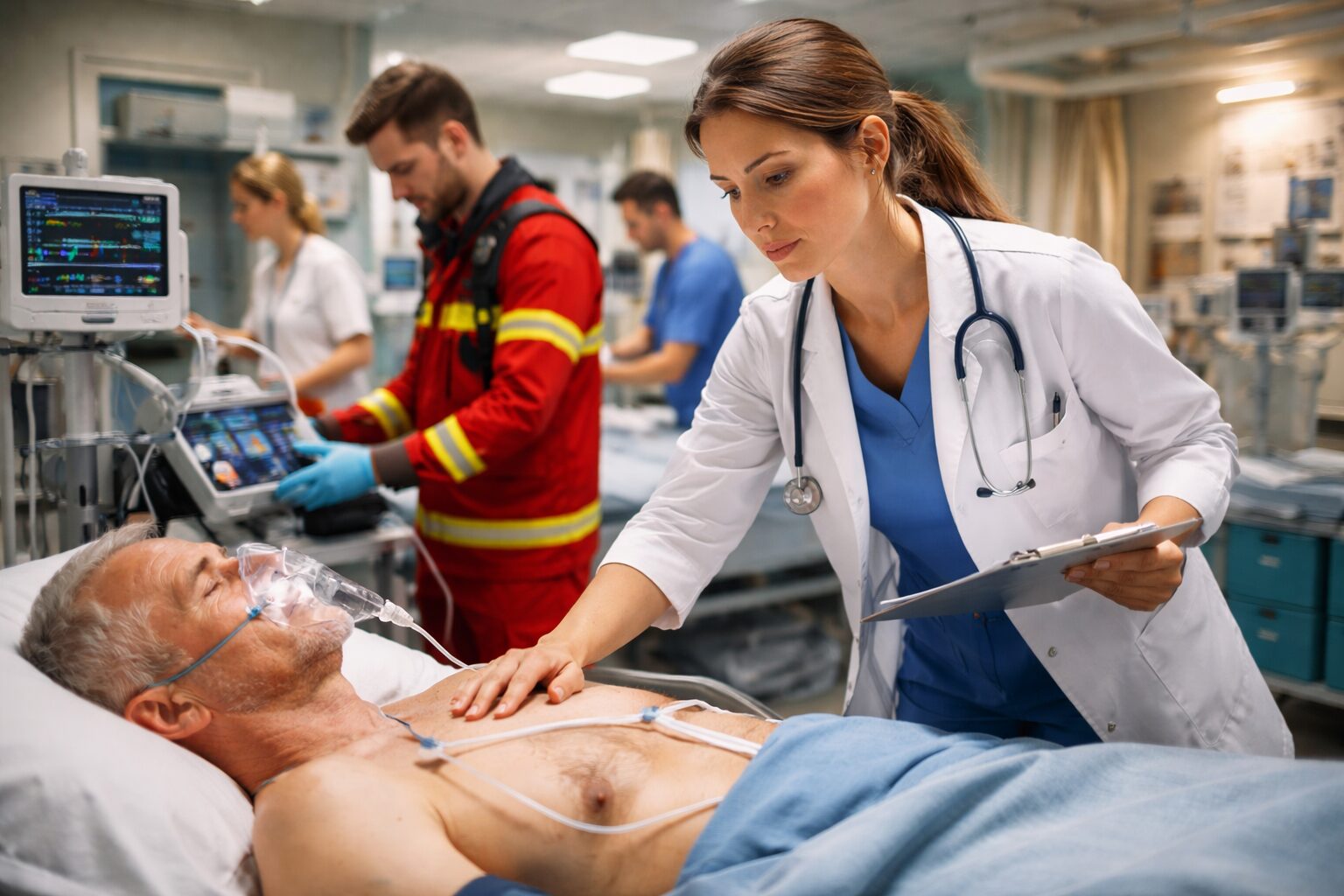 Notfallbehandlung im Krankenhaus