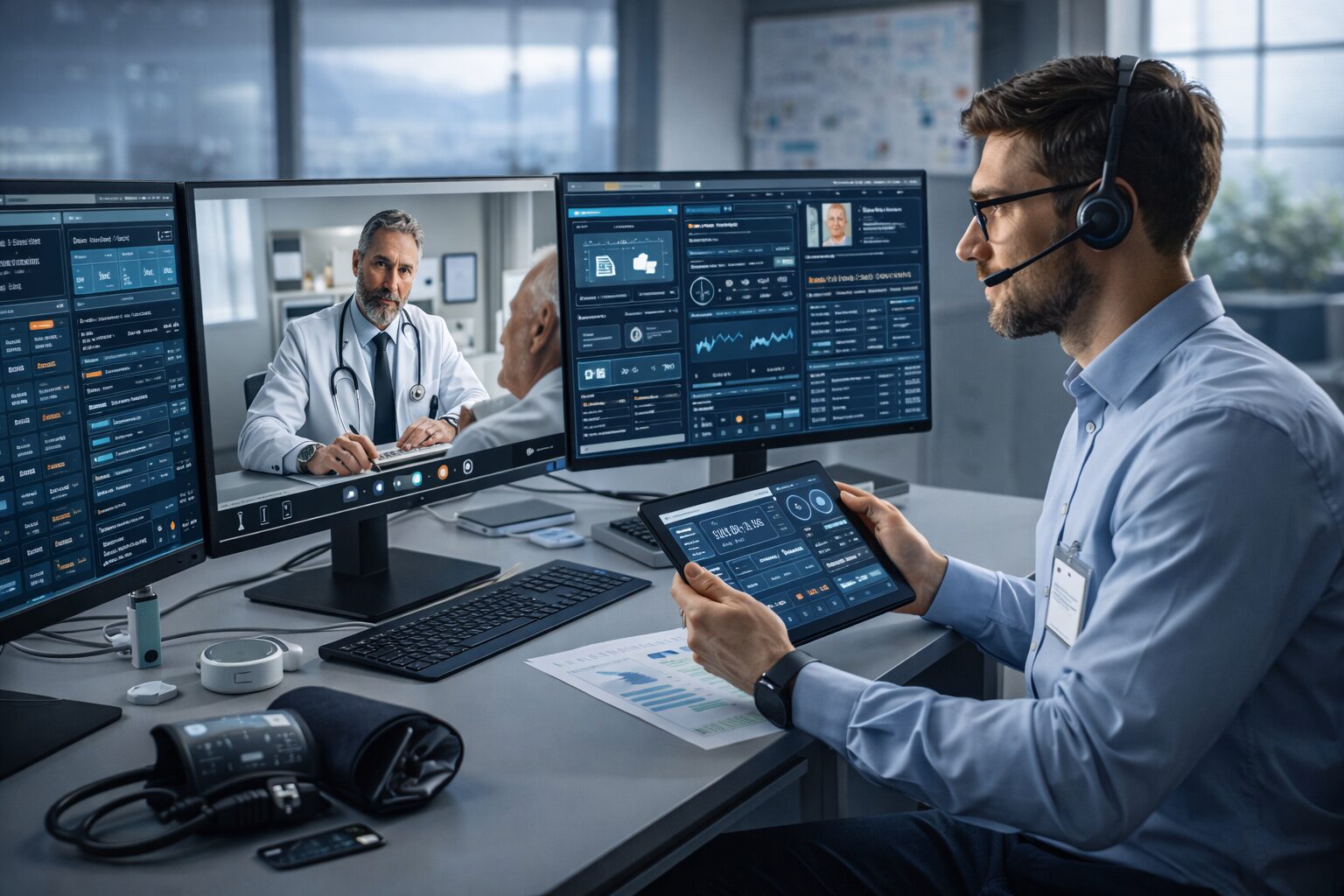 Telemedizin-Koordination in Aktion