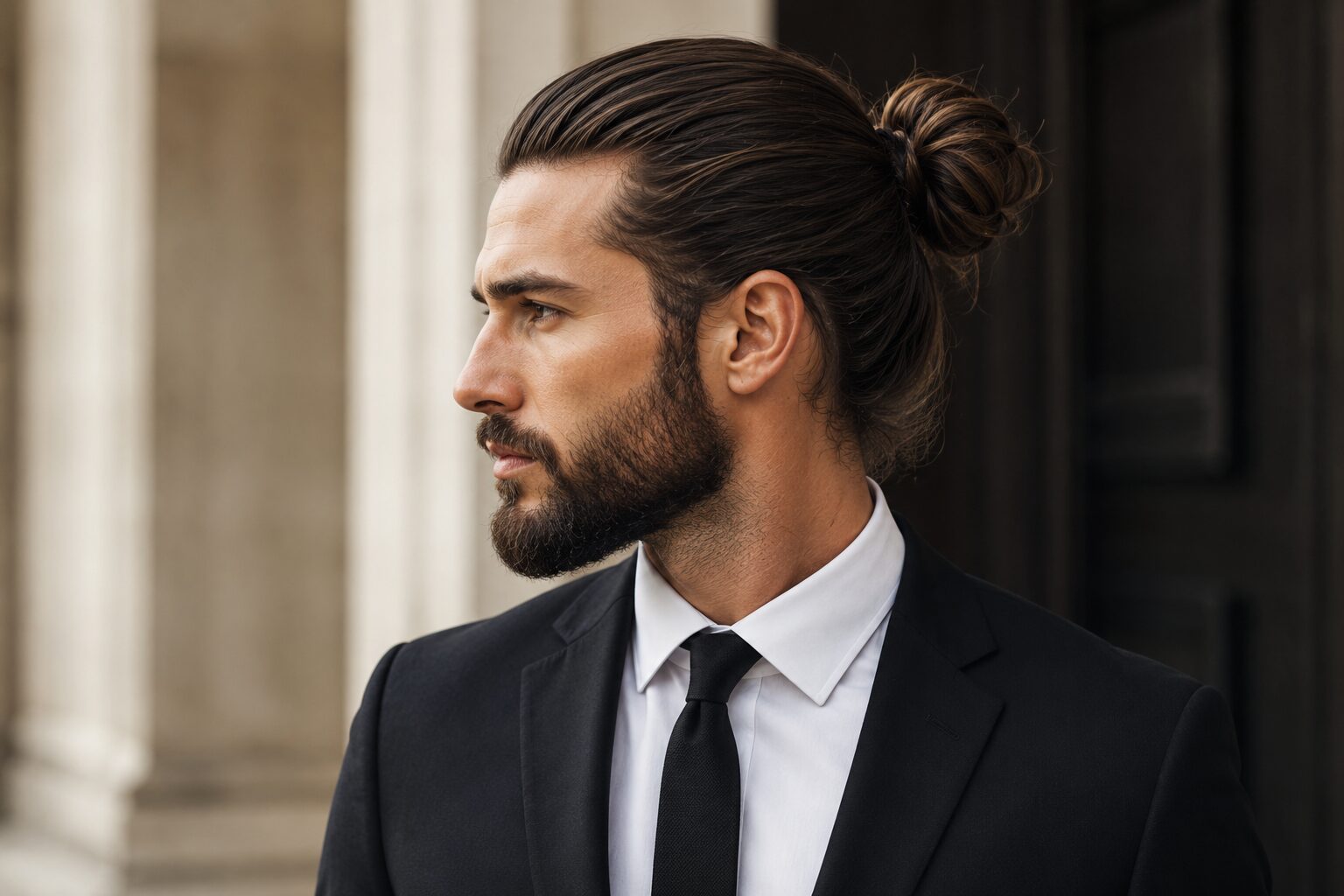 Der klassische Full Man Bun