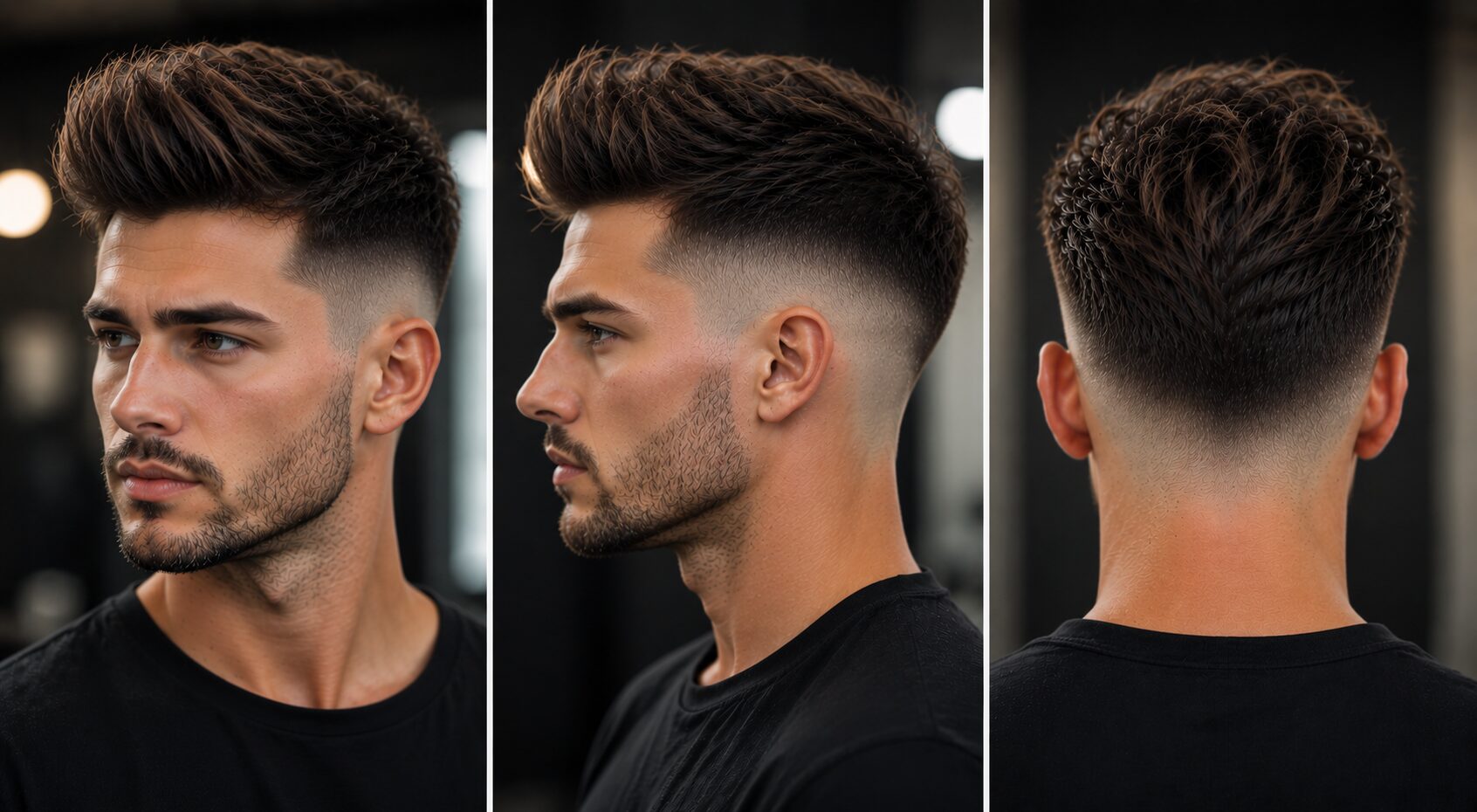 Fade Quiff Haircut