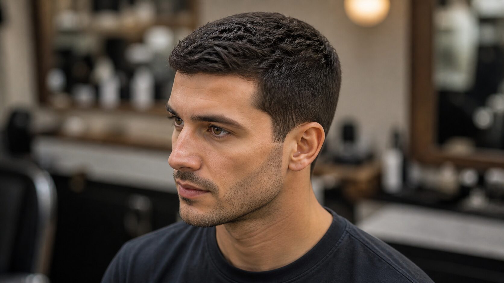 Längerer Butch Cut