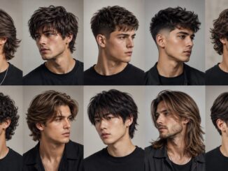 Layered Cut Herrenfrisur