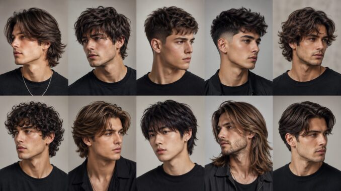 Layered Cut Herrenfrisur