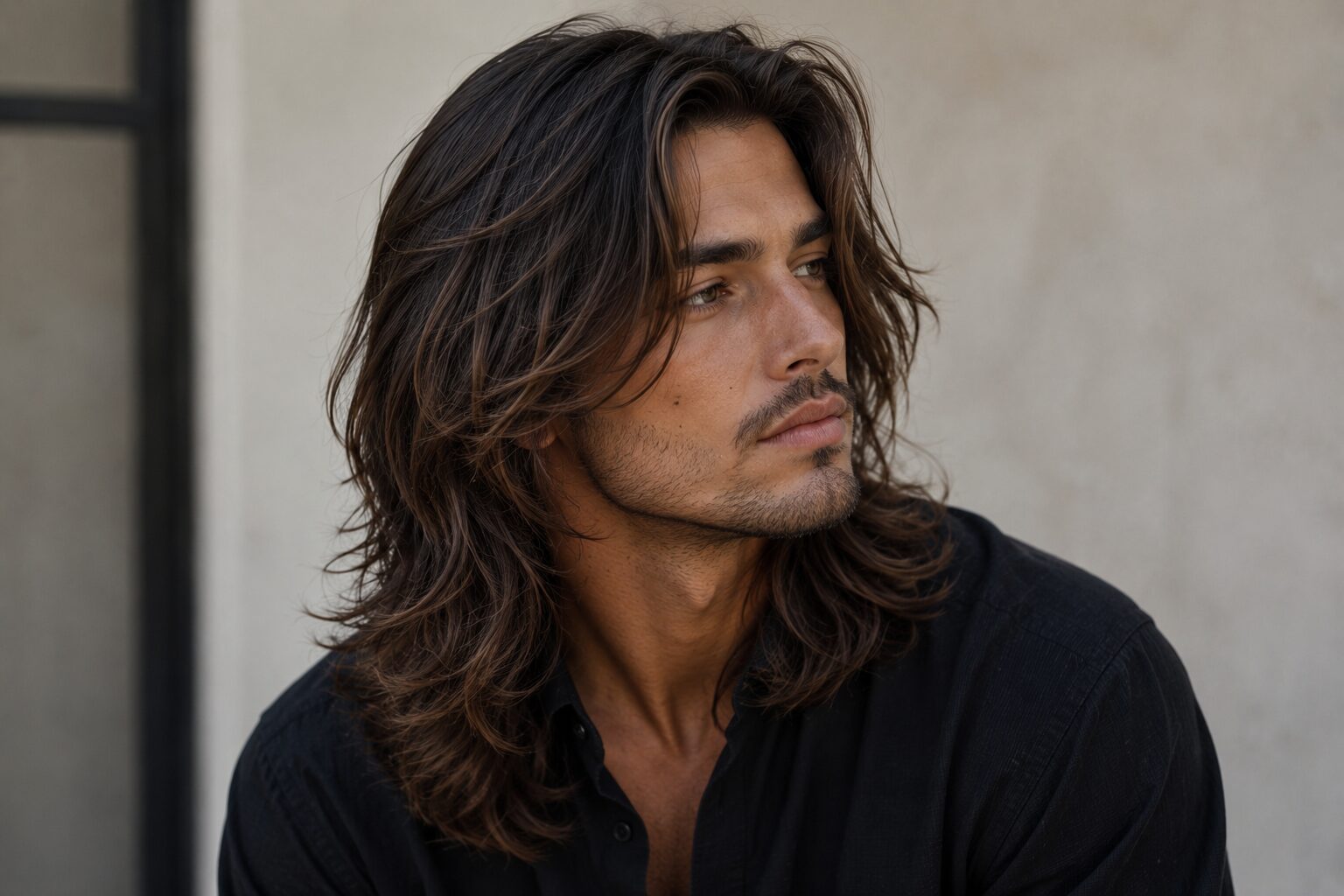 Long Layered Cut für Männer