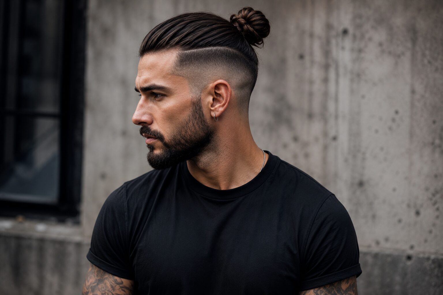 Man Bun mit Undercut