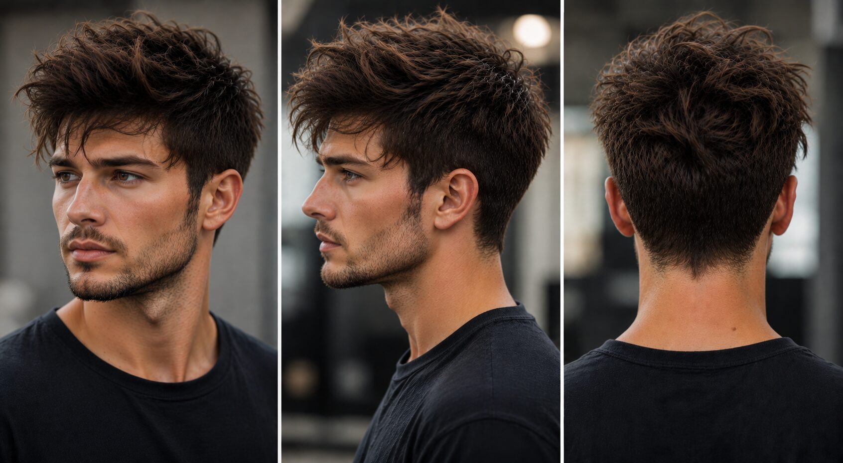 Messy Quiff Haircut