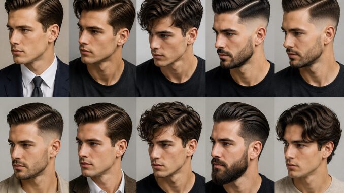 Side Part Frisur