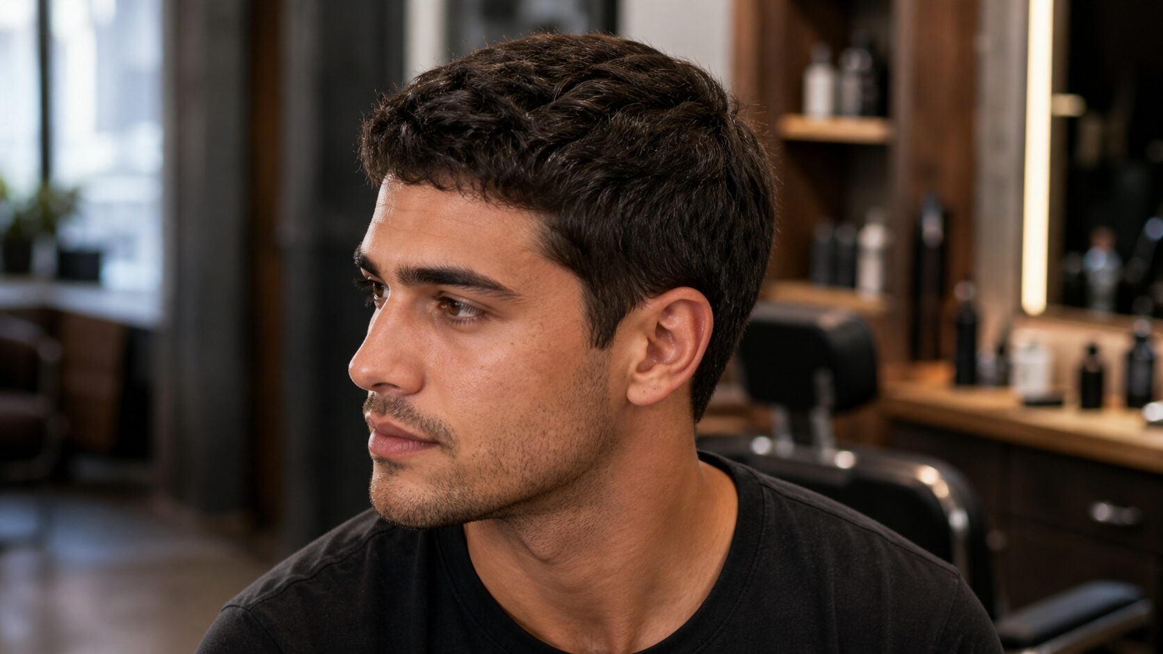 Texturierter Butch Cut