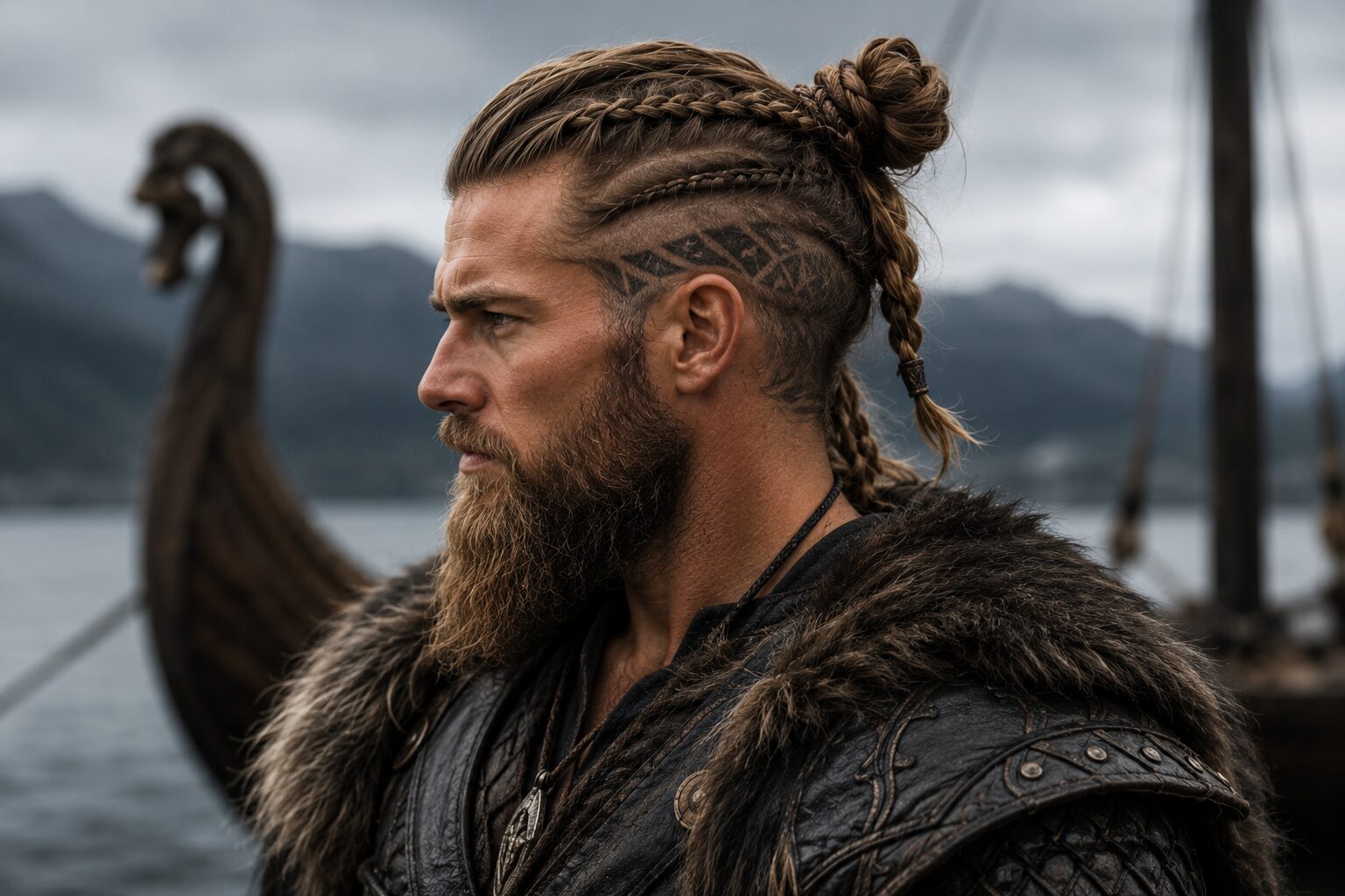 Viking Man Bun