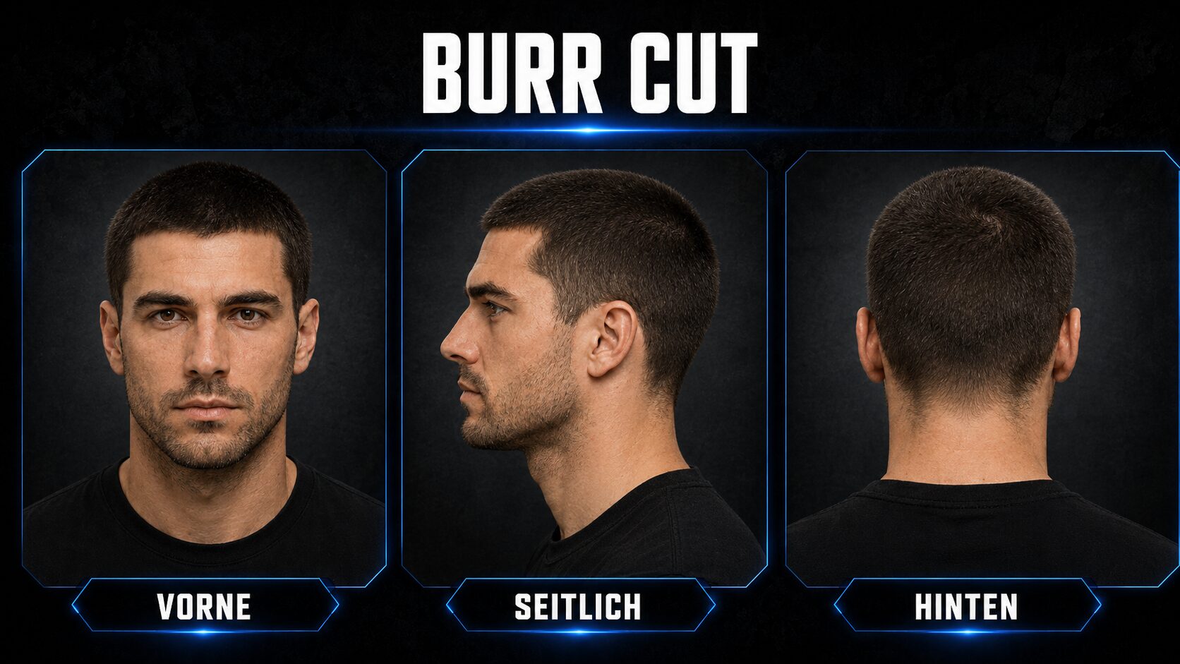 Buzz Cut Männer: 10 angesagte Varianten + Styling-Guide 4 Burr Cut