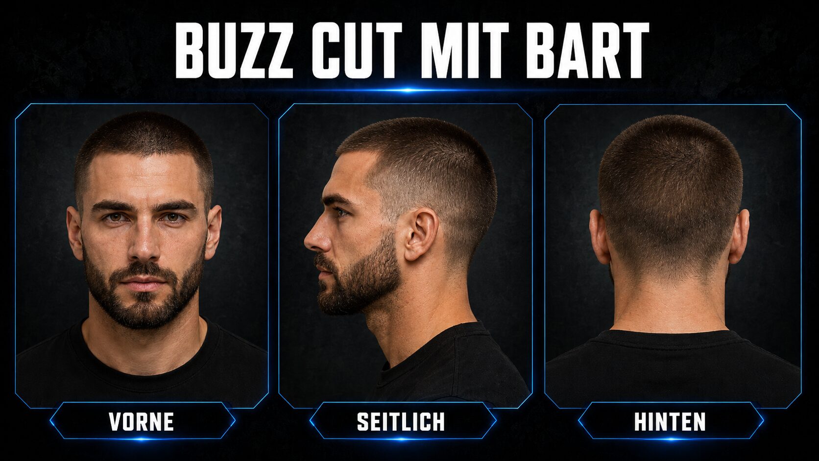 Buzz Cut Männer: 10 angesagte Varianten + Styling-Guide 5 Buzz Cut mit Bart