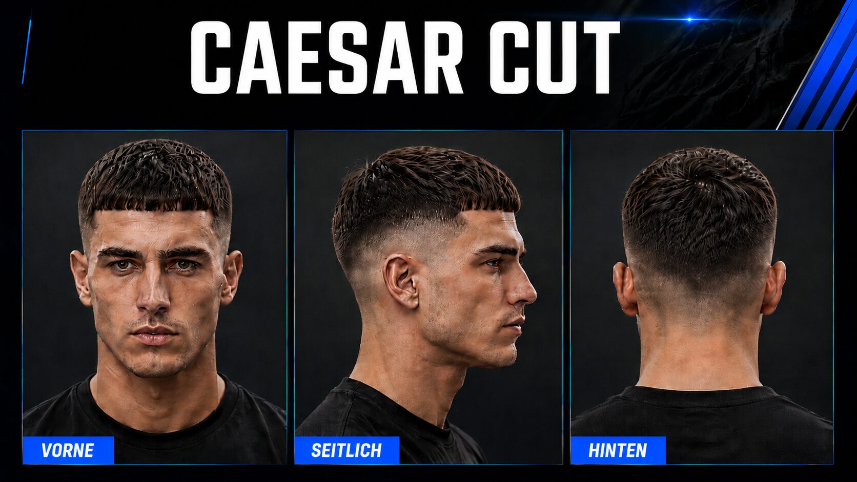 Caesar Cut - römischer Charme