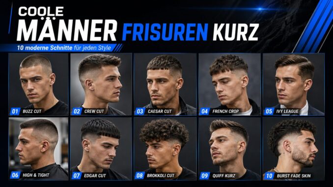 Coole Männer Frisuren kurz
