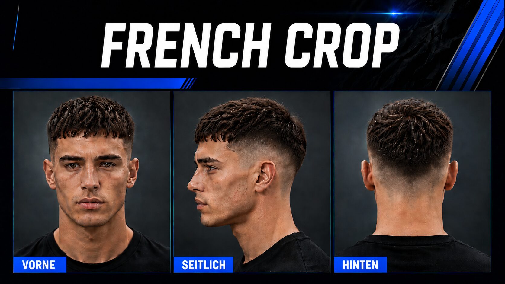 French Crop - moderner Crop mit Stirnfranse
