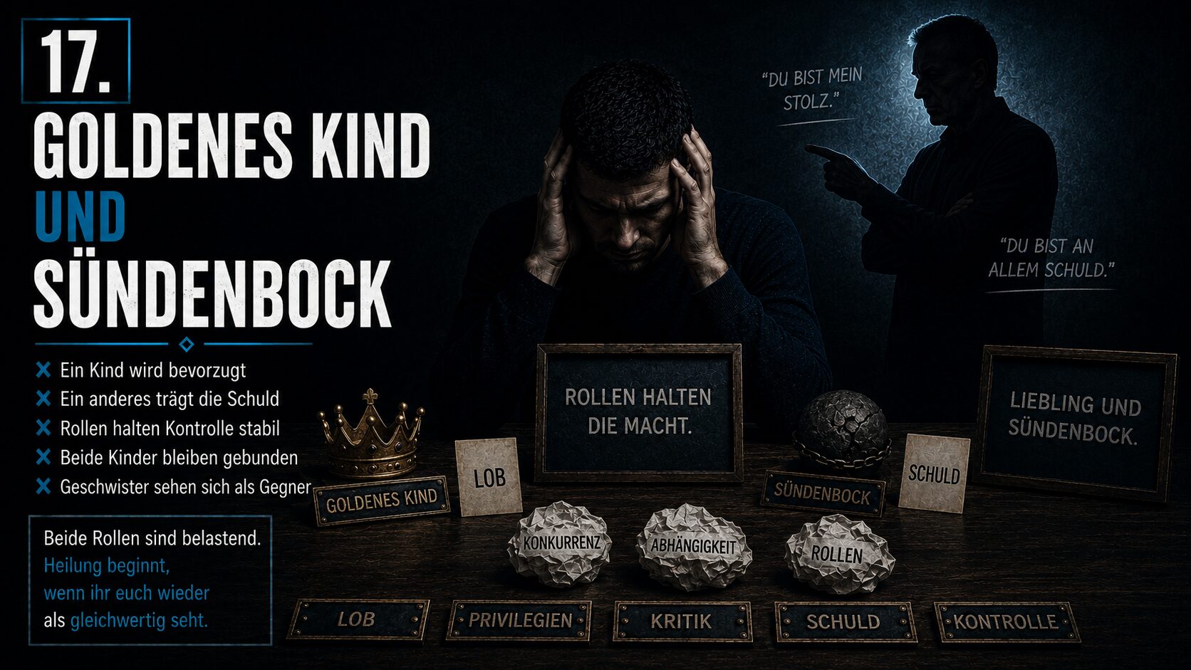 Goldenes Kind und Sündenbock