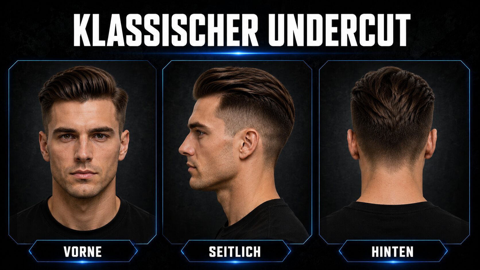 Klassischer Undercut für Männer