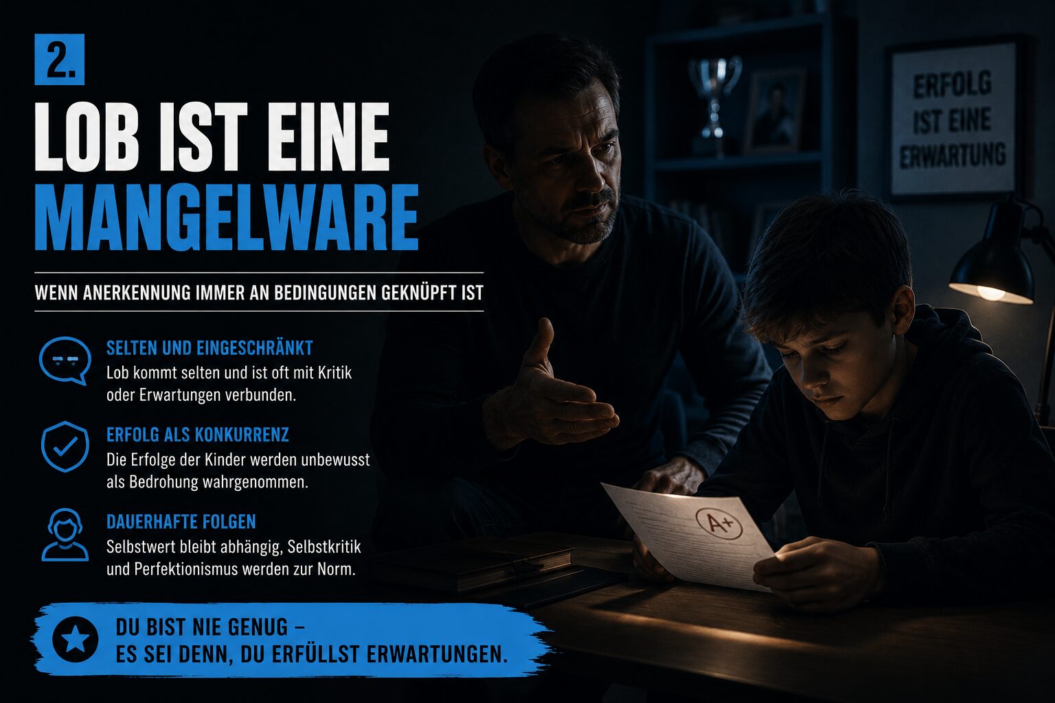 Lob ist eine Mangelware