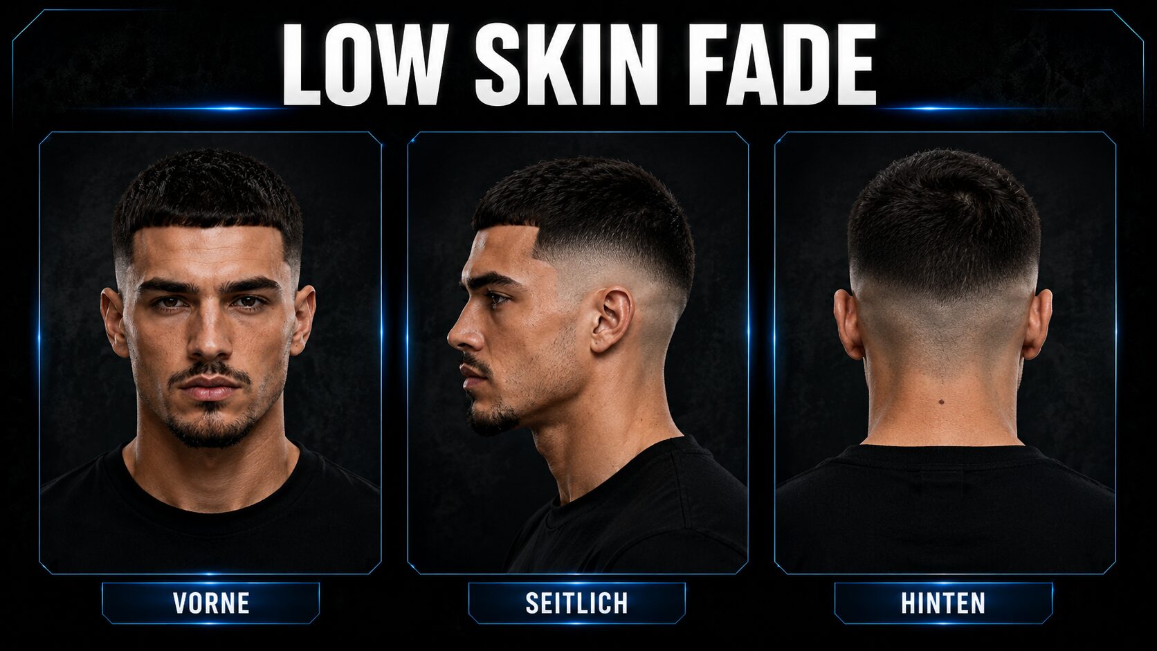 Low Skin Fade - der hautnahe Verlauf