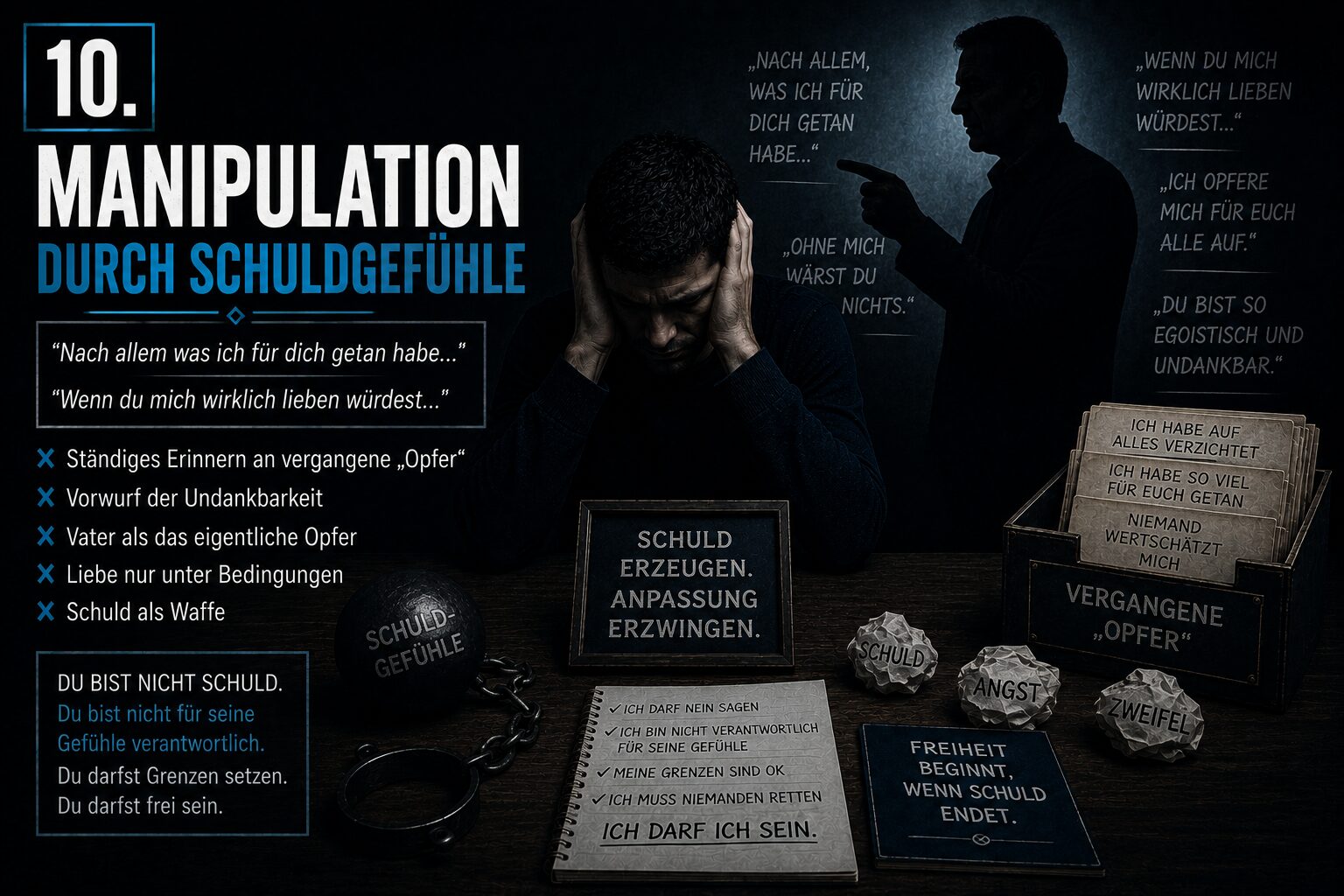 Manipulation durch Schuldgefühle