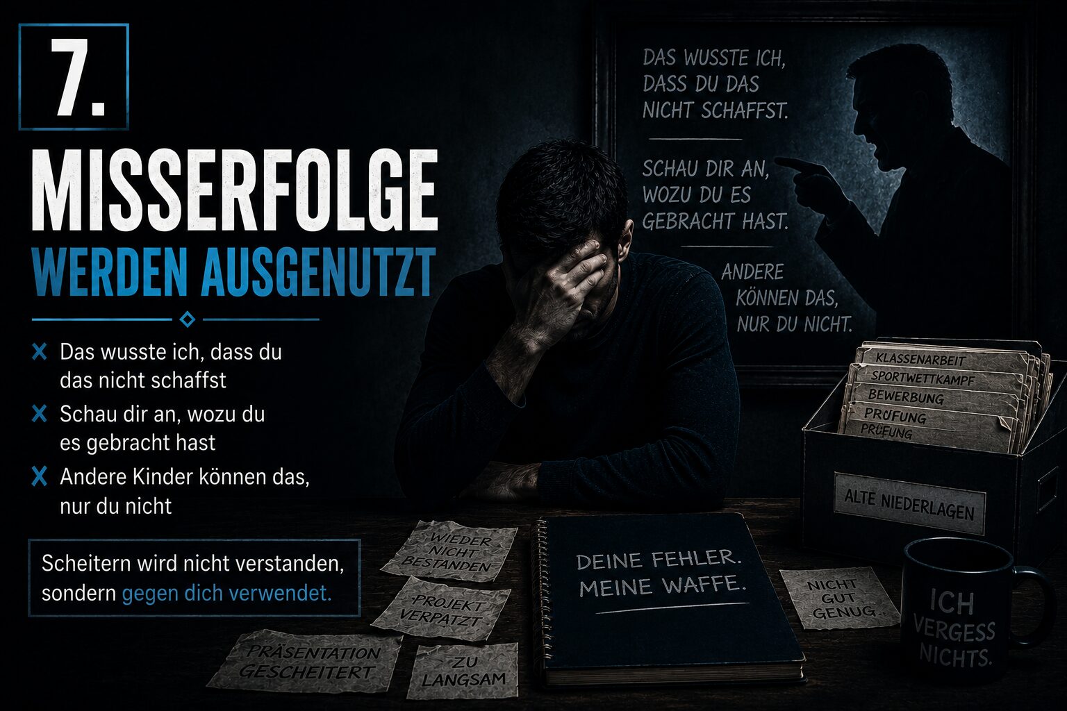 Misserfolge werden ausgenutzt