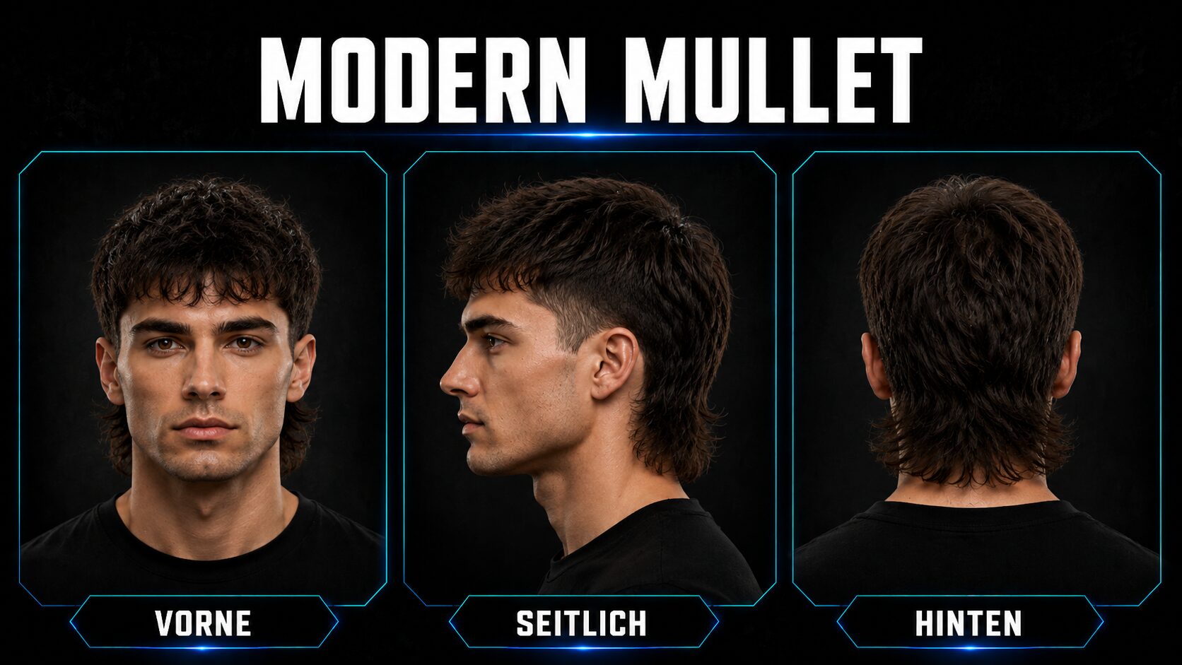 Modern Mullet als angesagte Variante für Männer