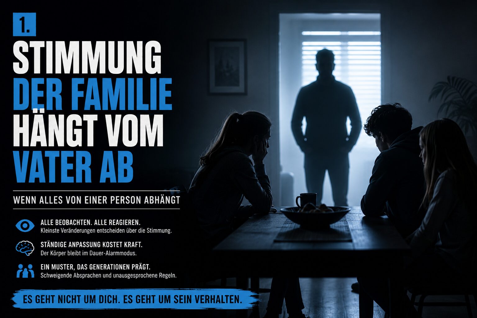 Stimmung der Familie hängt vom Vater ab