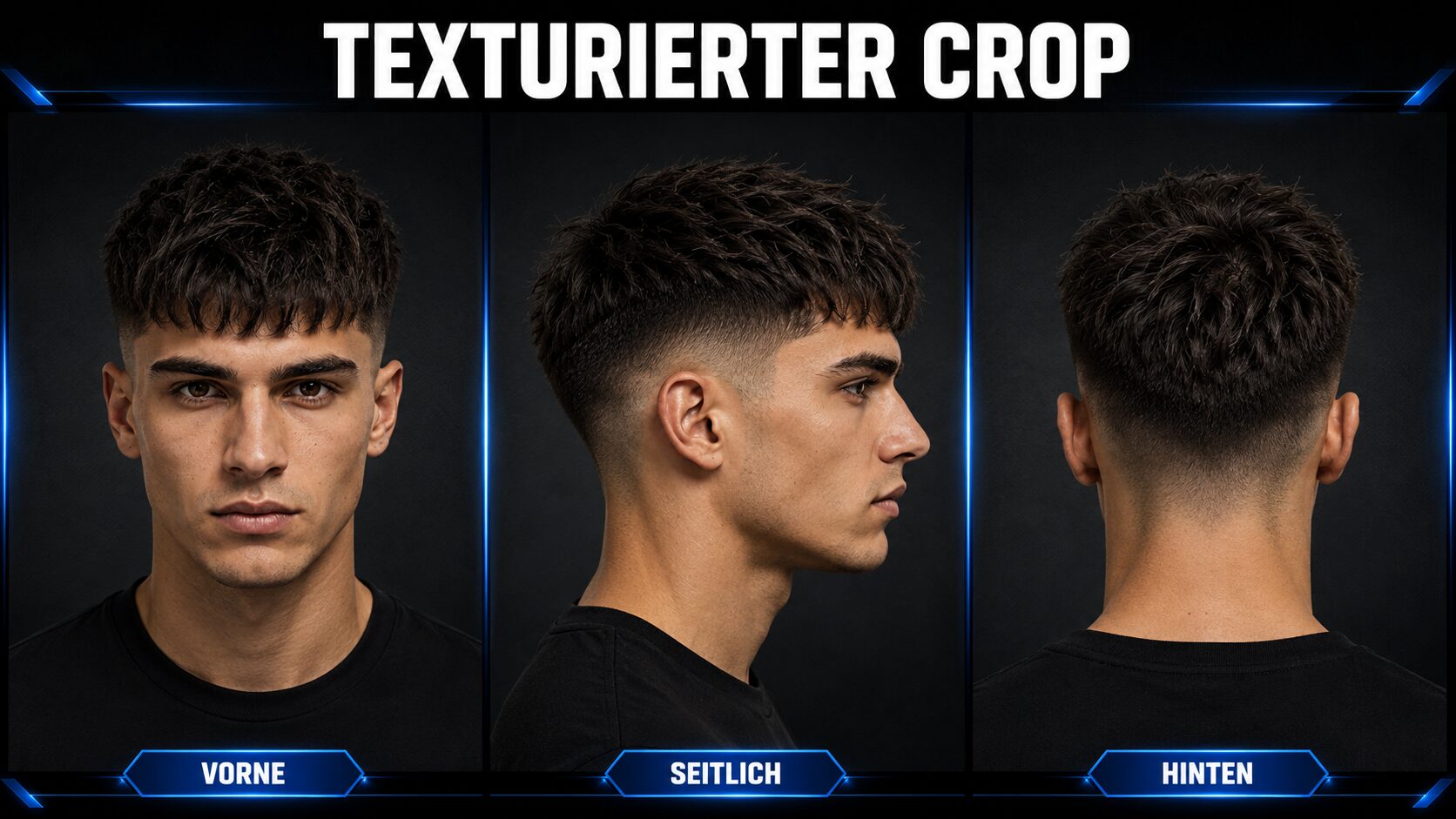 Texturierter Crop Mittellang - lässig und modern