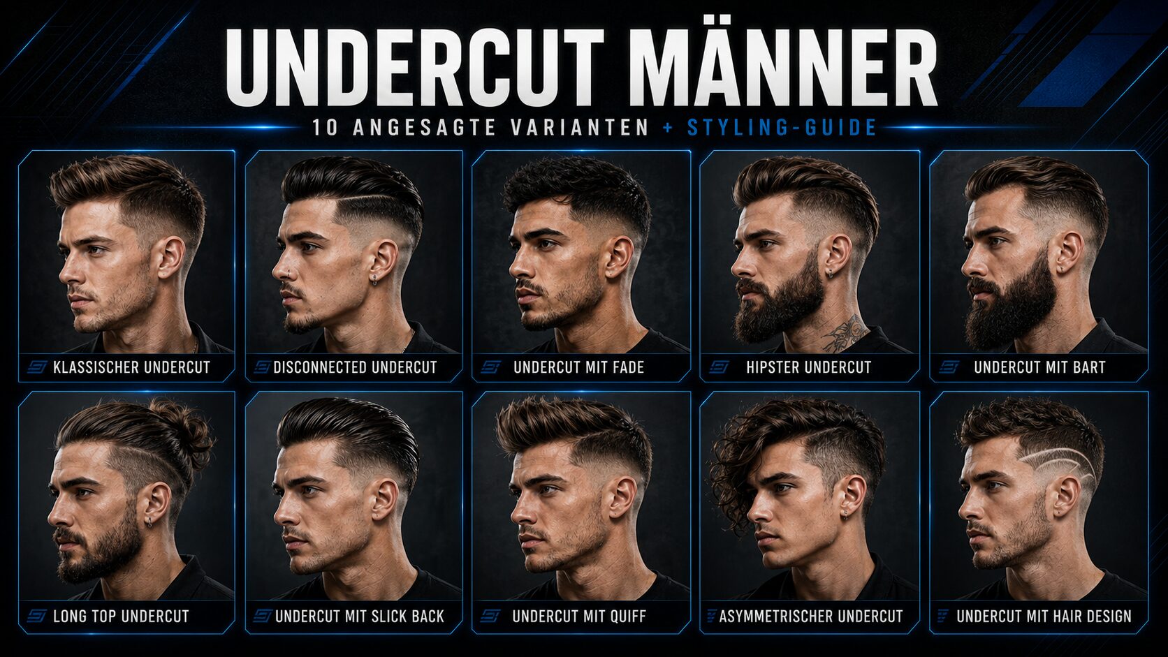 Undercut Männer: 10 angesagte Varianten + Styling-Guide