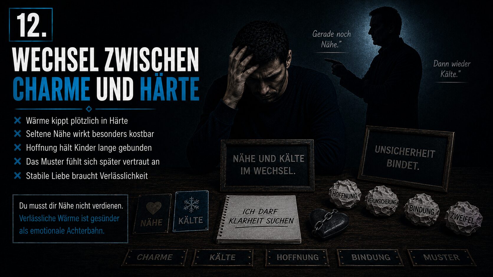 Wechsel zwischen Charme und Härte