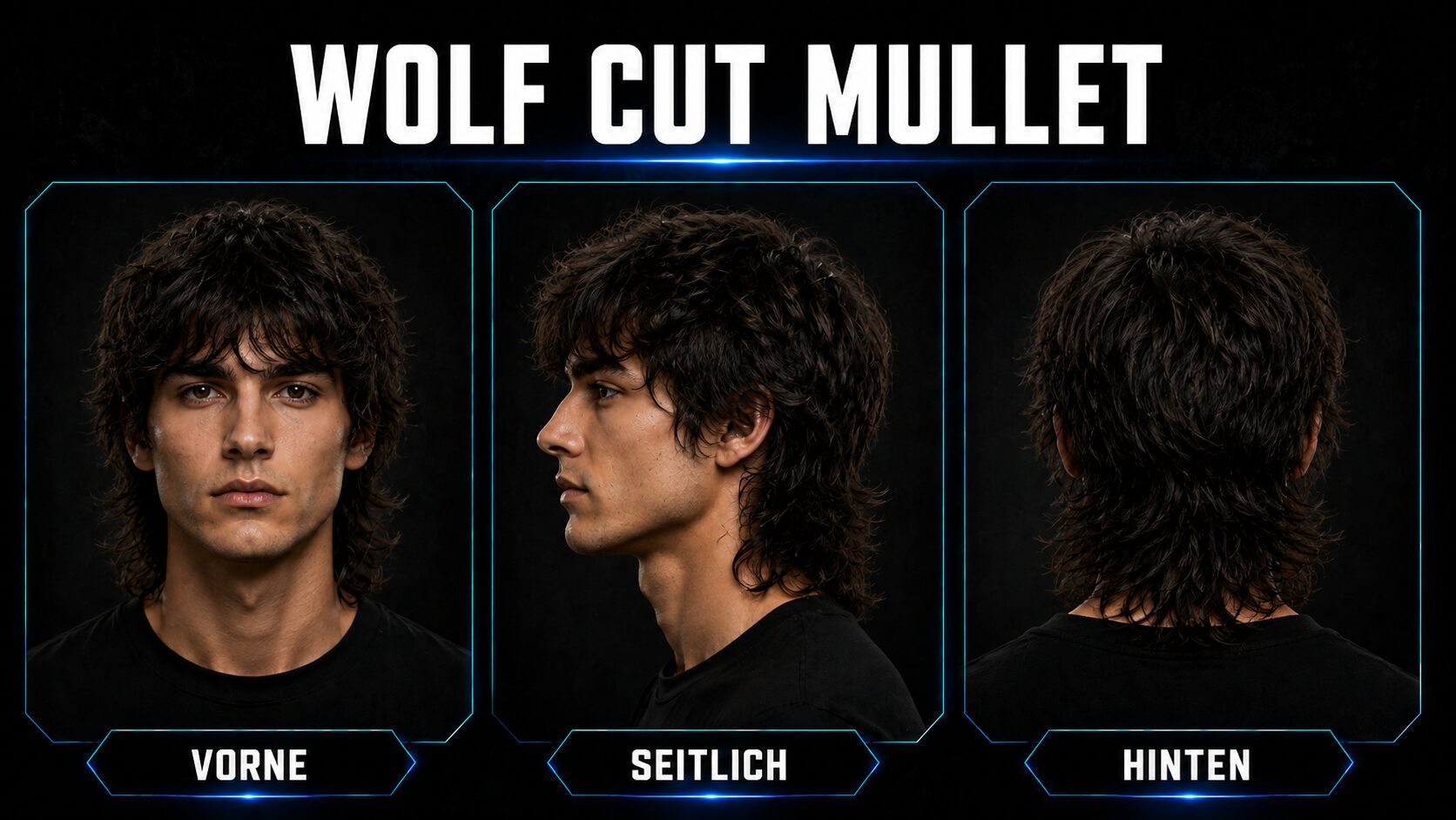 Wolf Cut Mullet