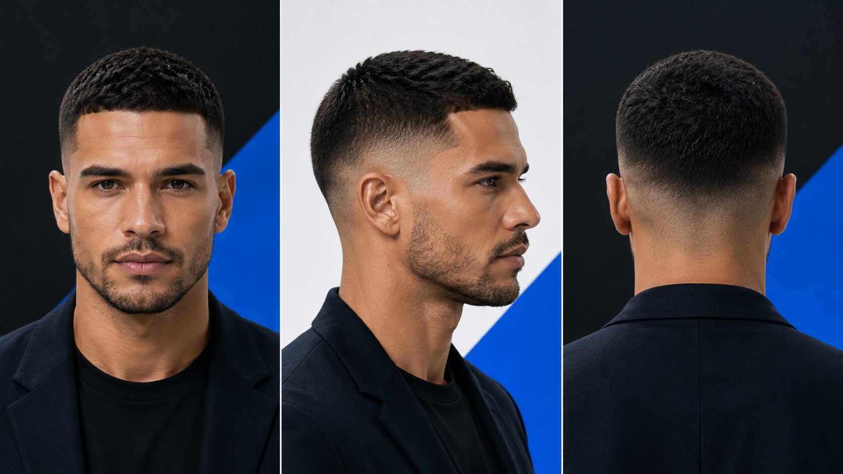 Boxerschnitt mit Low Fade und tiefem stufenlosem Übergang