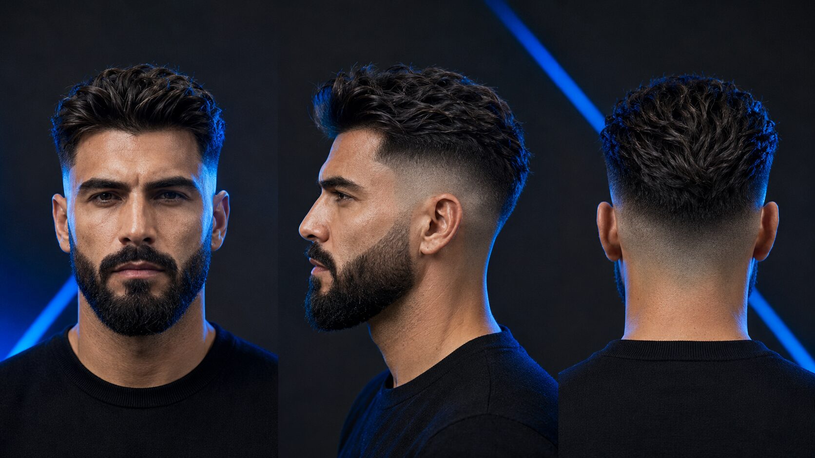 High Fade Männer: 10 Varianten des markanten Übergangs 9 High Fade Männer mit blondem Haar und akzentuierter Kontur