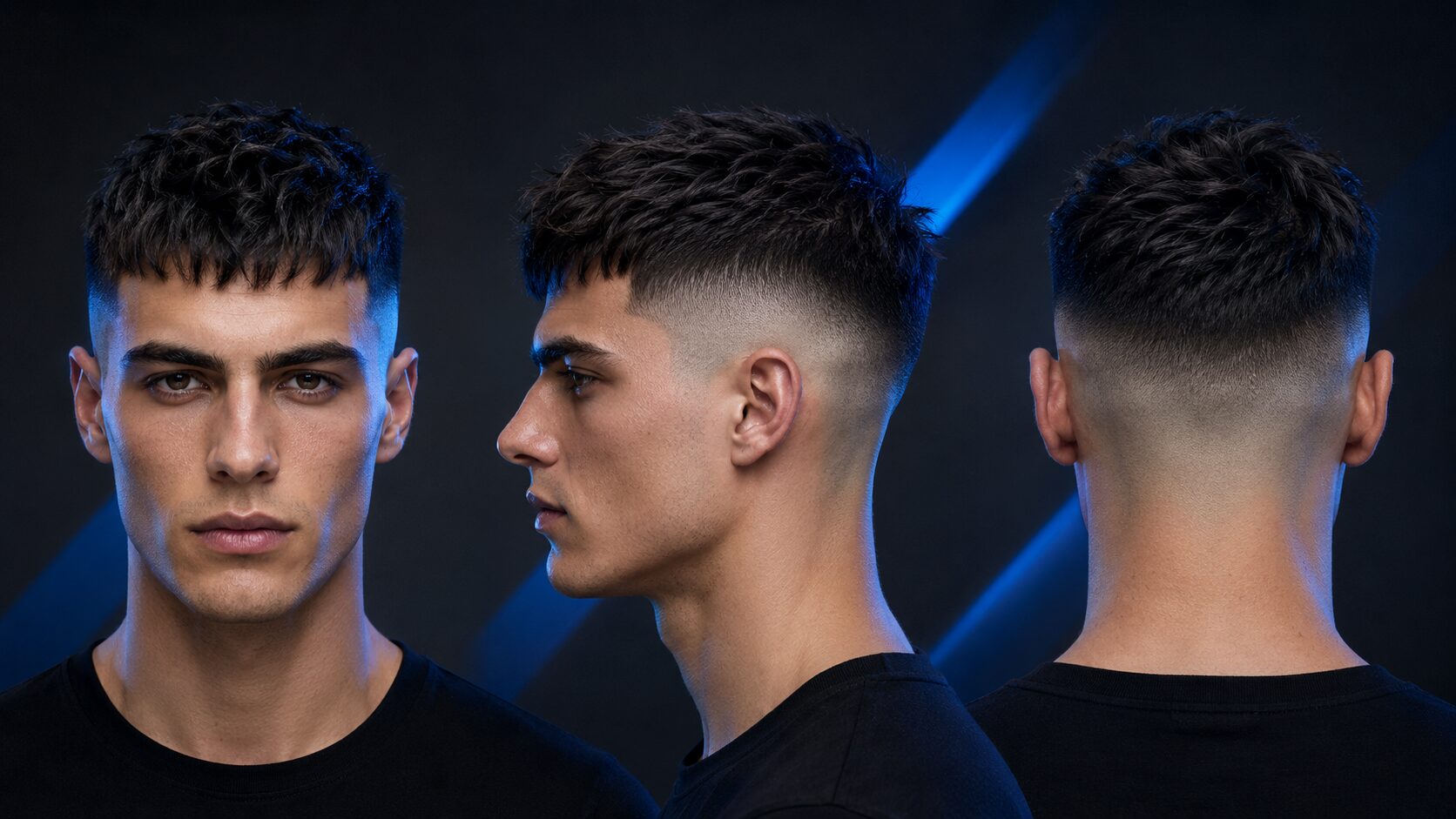 High Fade Männer: 10 Varianten des markanten Übergangs 4 High Fade Männer mit texturiertem Textured Crop Deckhaar und Point-Cut-Struktur