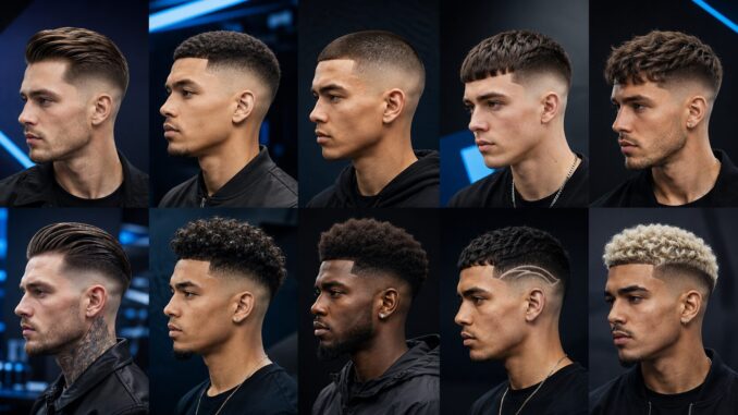 High Taper Fade Herrenfrisuren