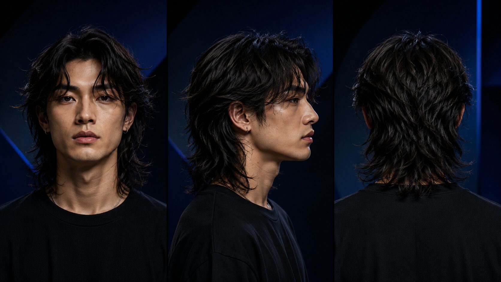 Wolf Cut Männer: 10 angesagte Varianten der Trend-Frisur 3 Langer Wolf Cut für Männer mit ausgeprägten Layers bis zum Schulteransatz