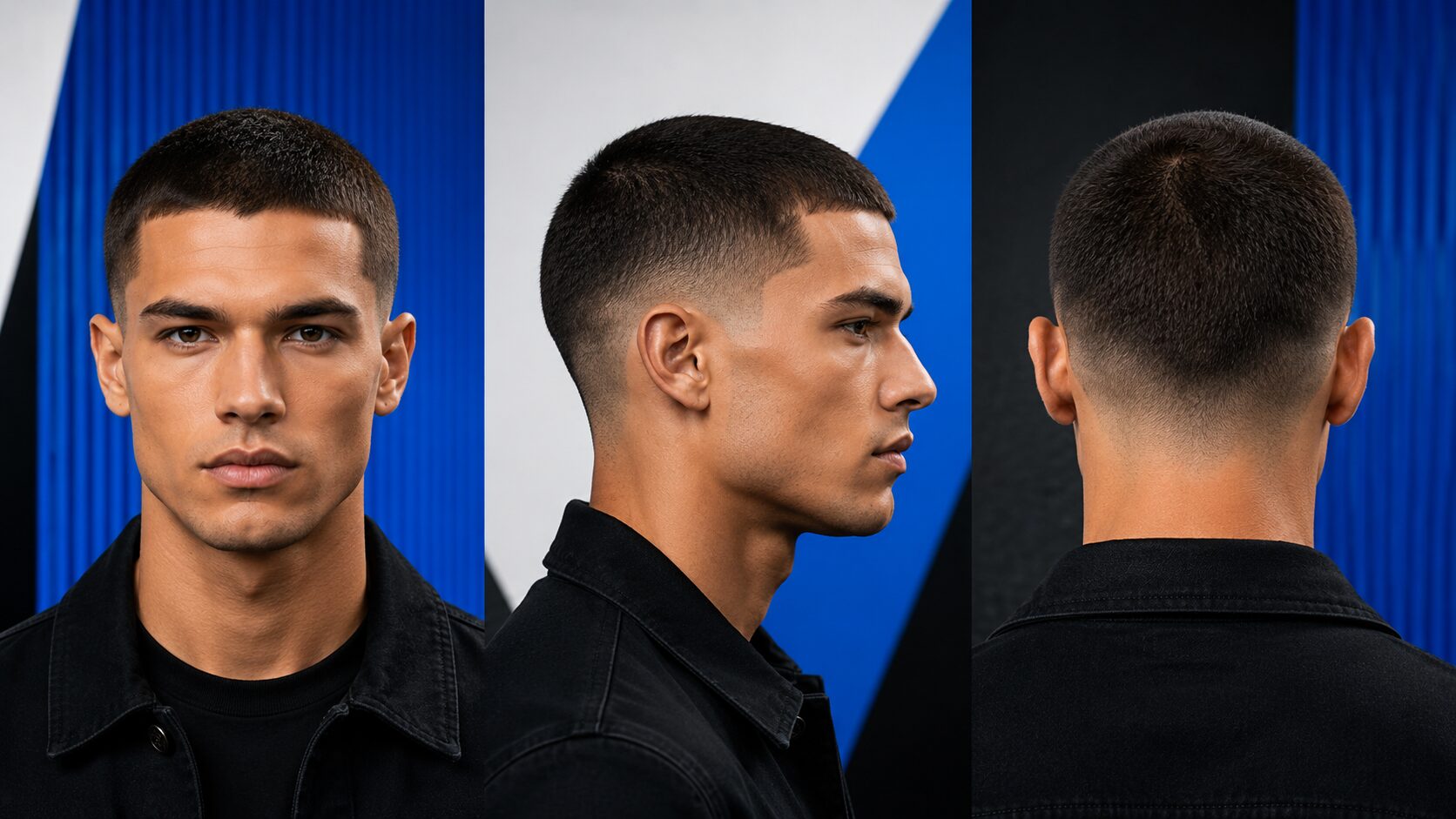 Low Taper Fade mit Buzz Cut