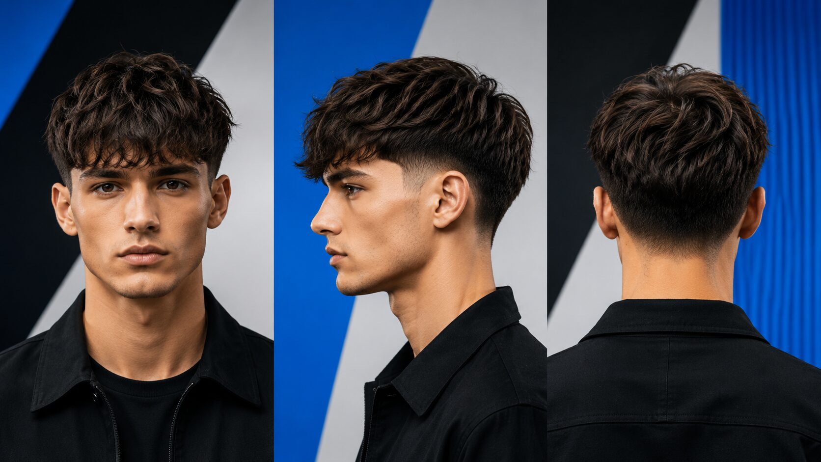Low Taper Fade mit Textured Fringe