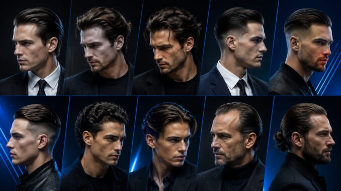 Slick Back Frisuren Männer