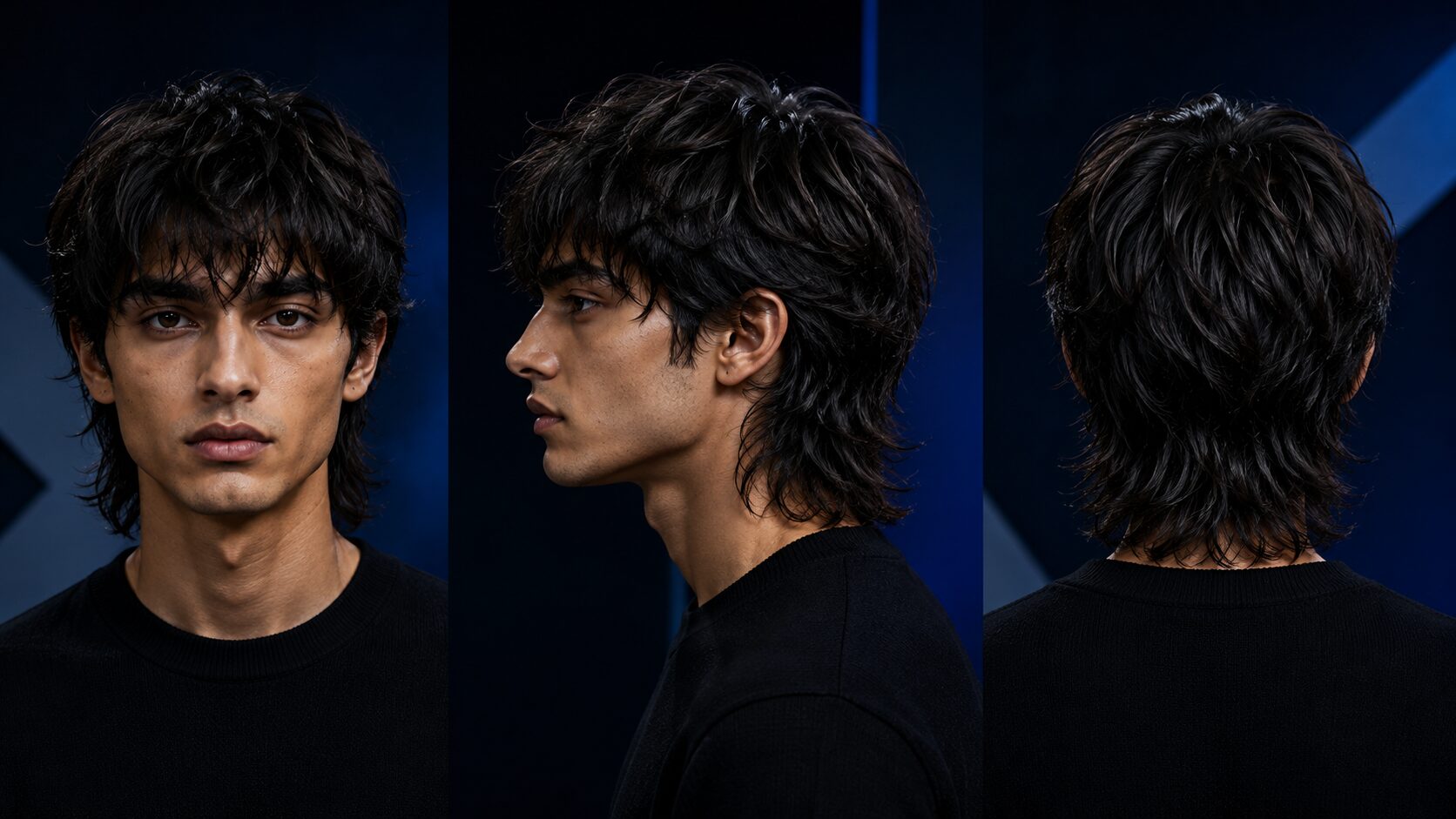 Wolf Cut Männer: 10 angesagte Varianten der Trend-Frisur 10 Wolf Cut Männer mit Pony und texturierten Stirnfransen