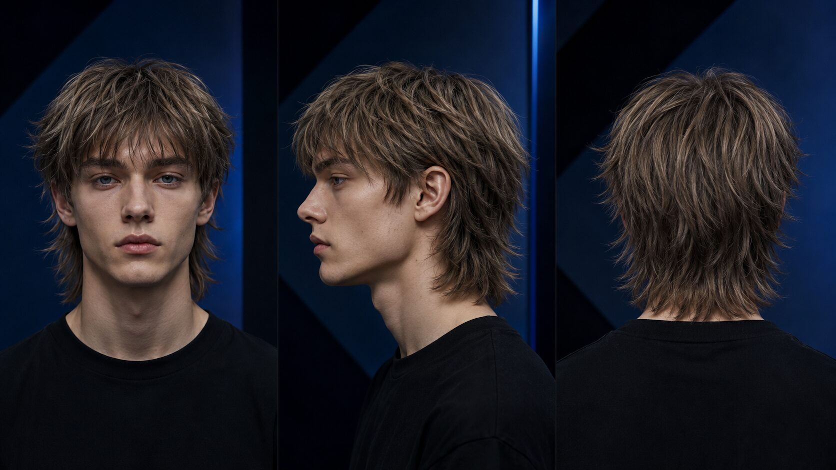 Wolf Cut Männer: 10 angesagte Varianten der Trend-Frisur 5 Wolf Cut Männer mit glattem Haar und präzise gearbeiteten Layers