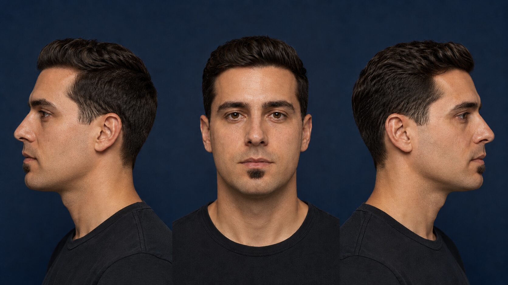 Bartarten: 26 Bartformen mit Namen und Bildern 18 soul-patch-drei-ansichten