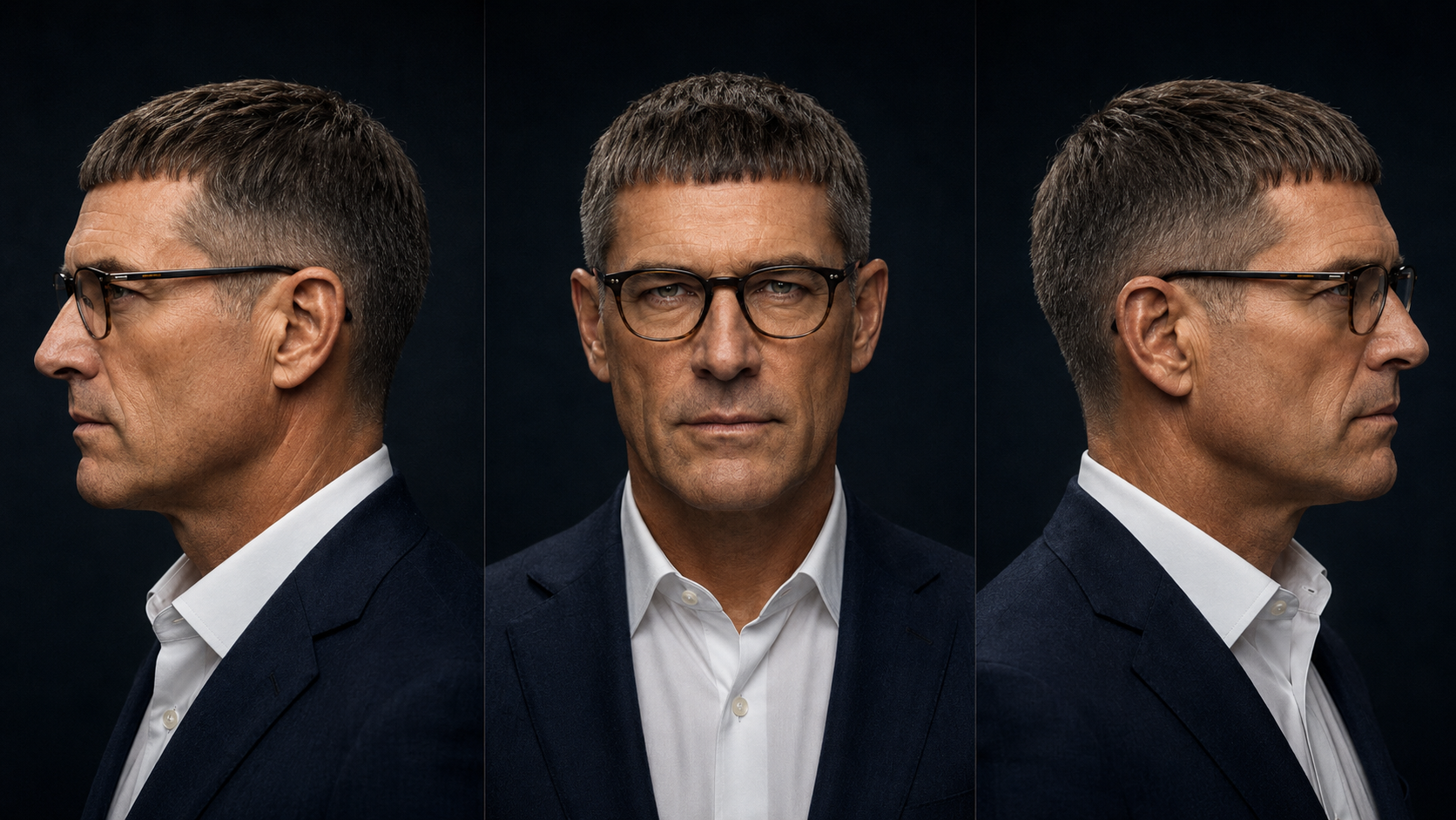 Frisuren Männer ab 50 mit Brille: 10 souveräne Schnitte 2 Caesar Cut