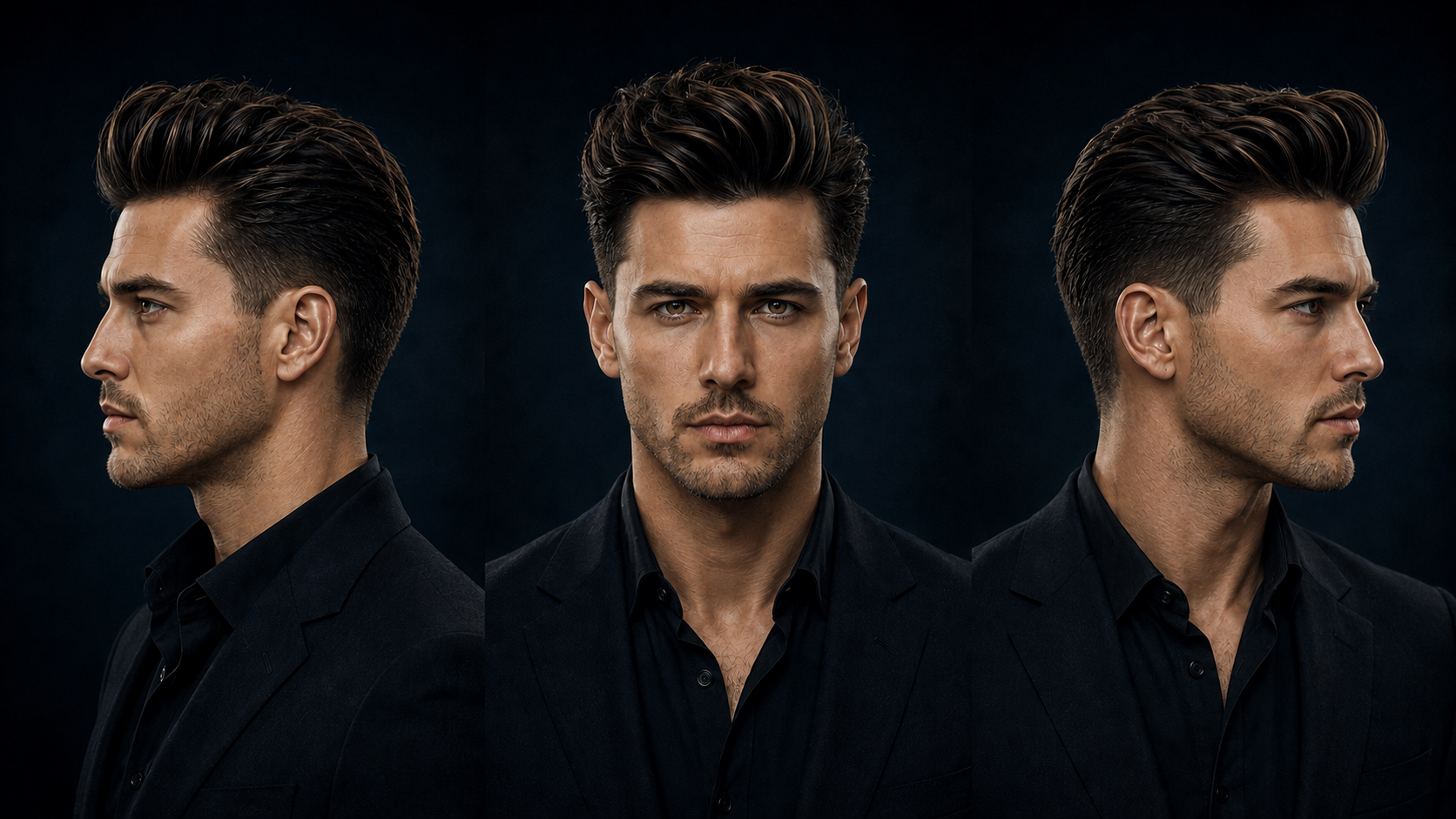 Klassischer Pompadour