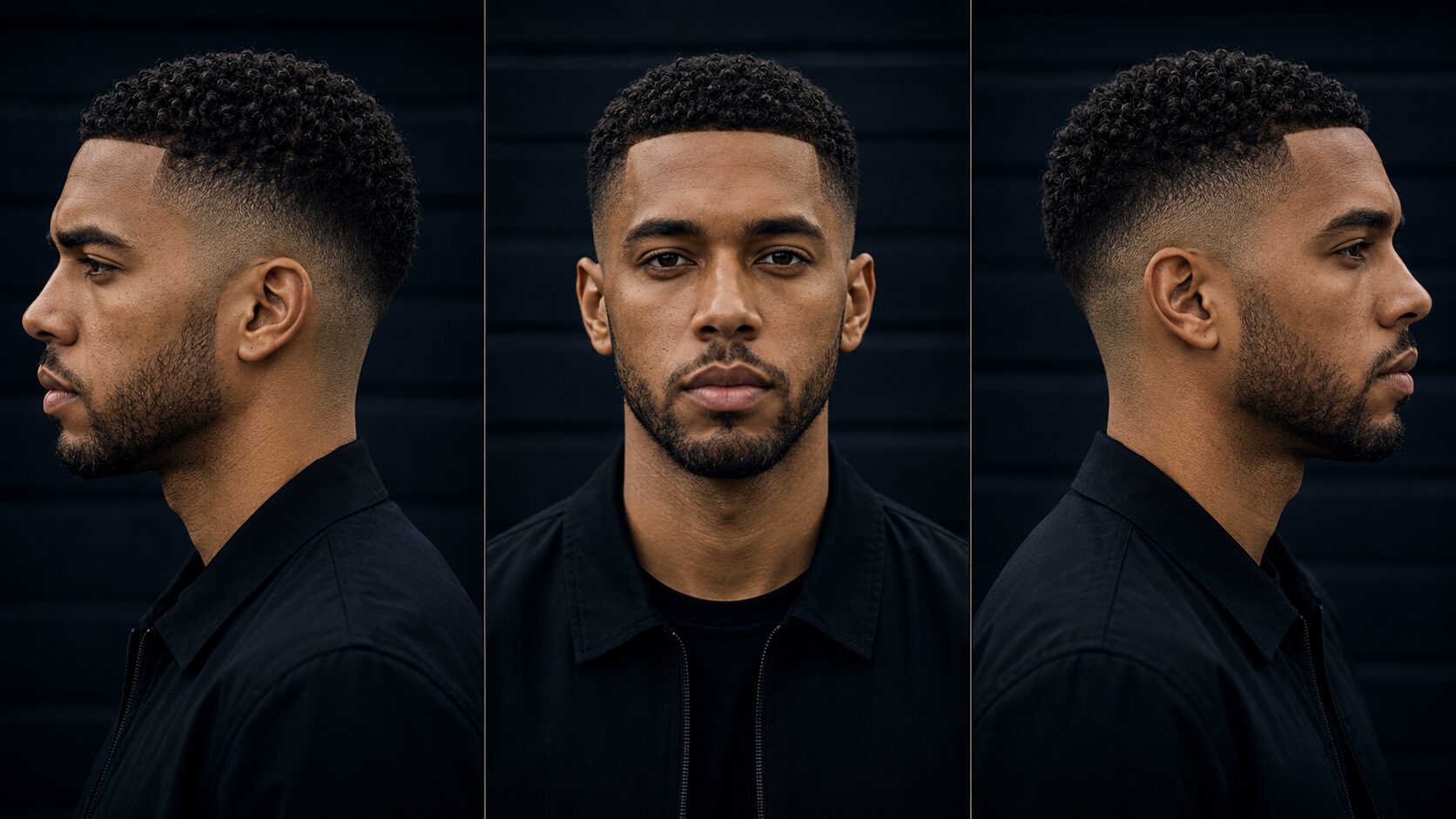 Locken Frisuren Männer: 10 coole Varianten für lockiges Haar 6 Kurze Locken mit Buzz Fade