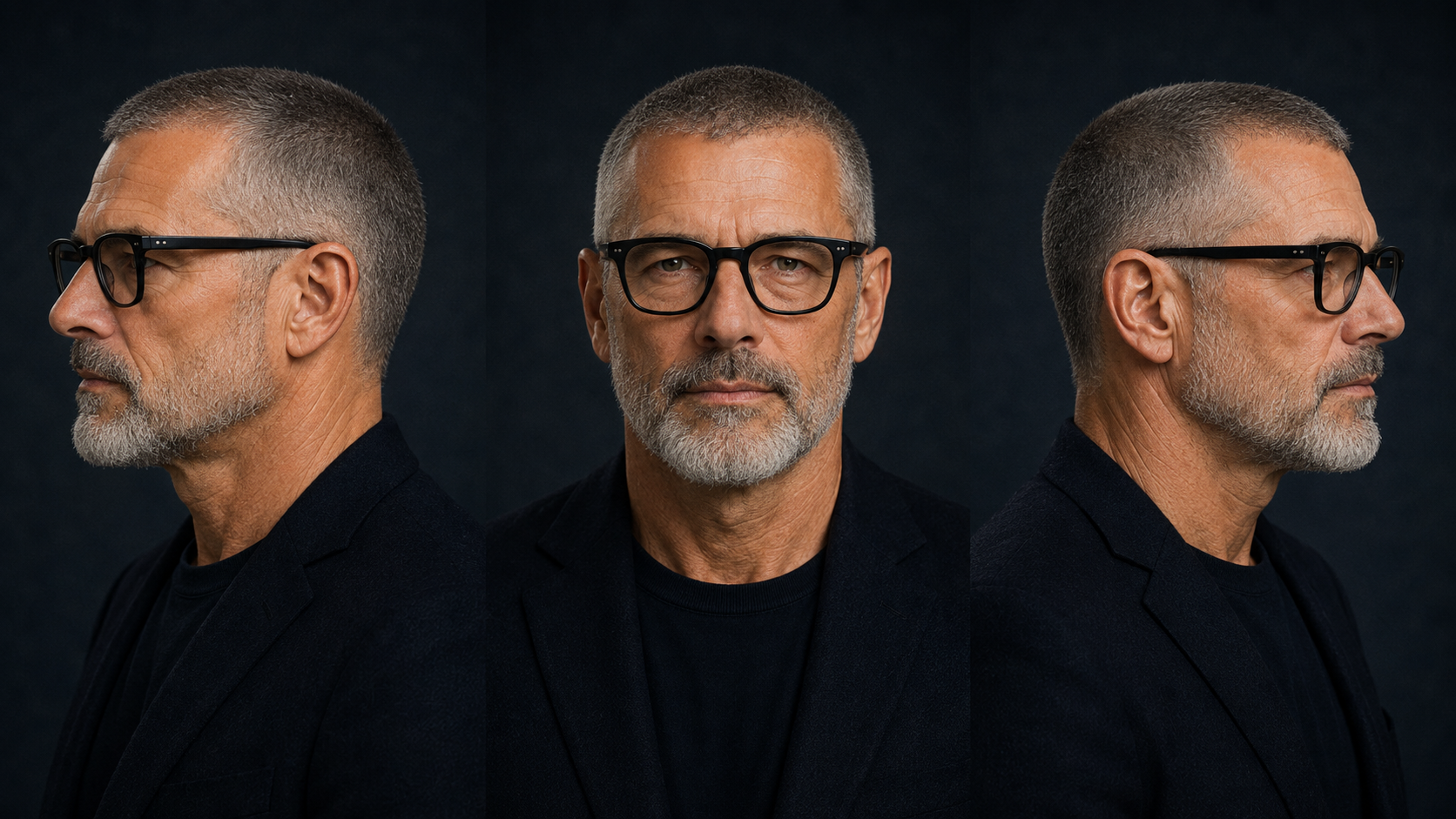 Frisuren Männer ab 50 mit Brille: 10 souveräne Schnitte 7 Modern Buzz Cut